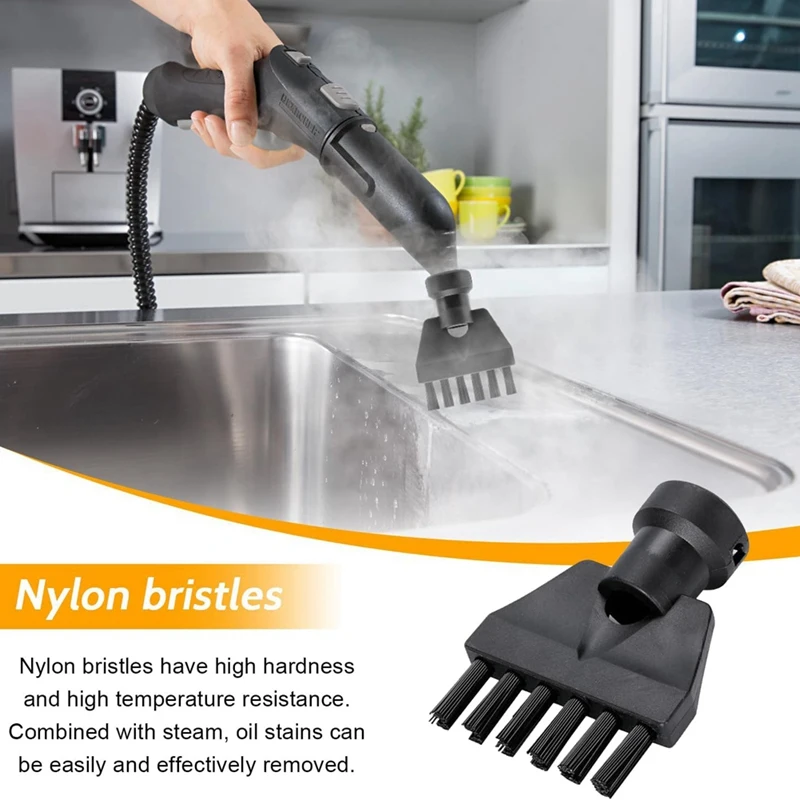 Набор насадок для кистей включает наборы круглых кистей, плоские насадки для кистей, пластиковые запасные части для Karcher SC1 SC2 SC4 SC5