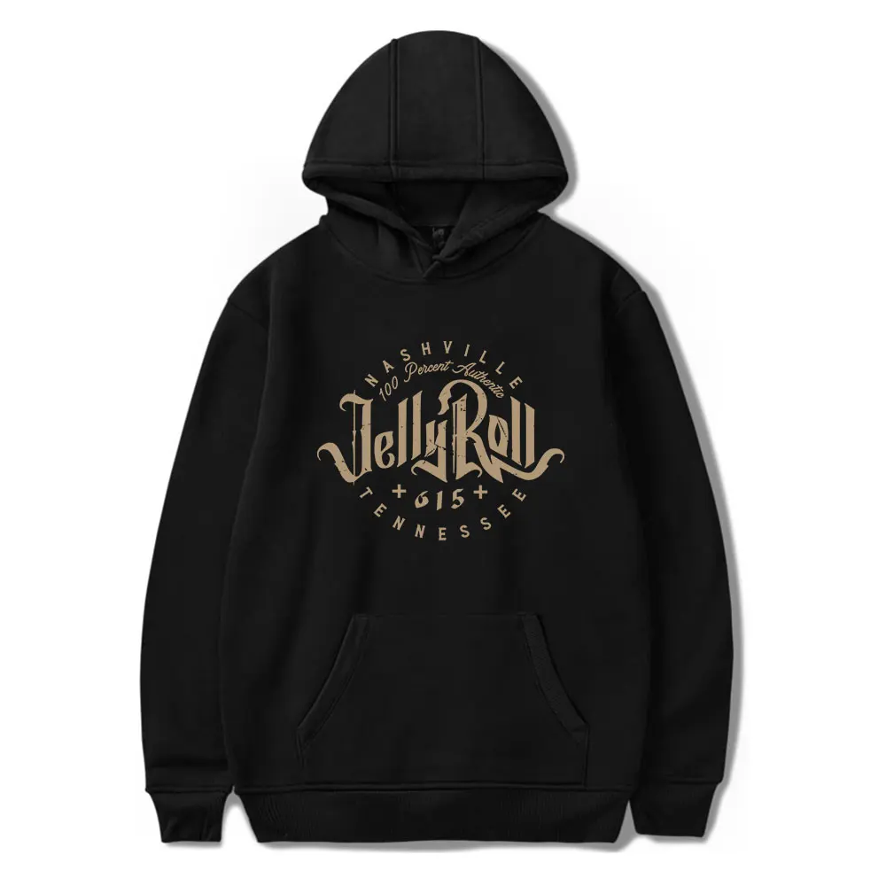 Jelly Roll Nashville Hoodies Merch Print Unisex Fashion Funny Casual Streetwear Sweatshirts