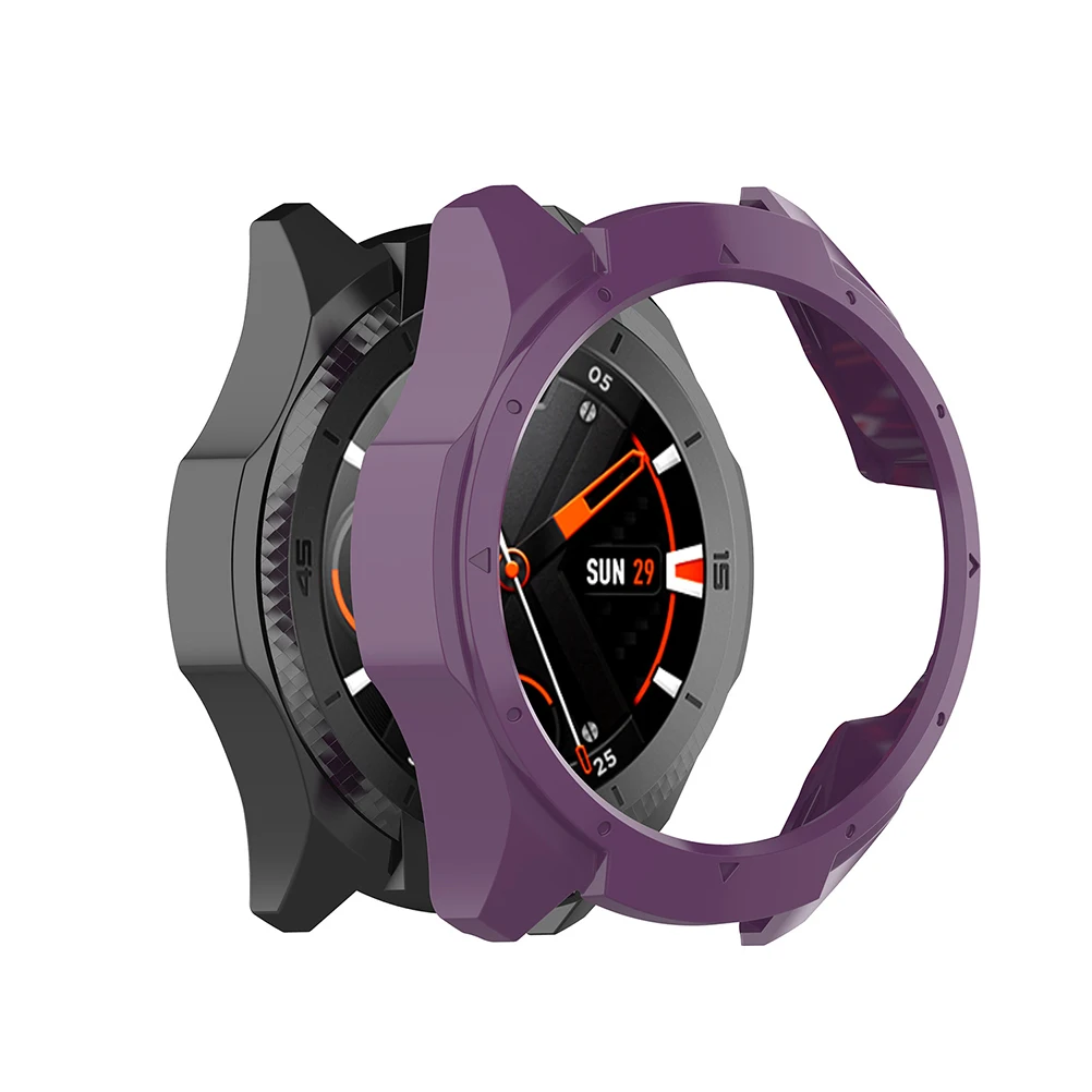

Smartwatch Drop Resistant Protective Case Dustproof Anti-Scratch Compatible With Ticwatch S2 Black Durable Pc Material Easy