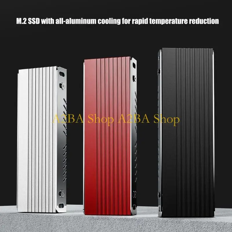 A2BA Professional Aluminum Cooling Heatsink For M.2 2280 SSDs Supports Fast Speed Computing