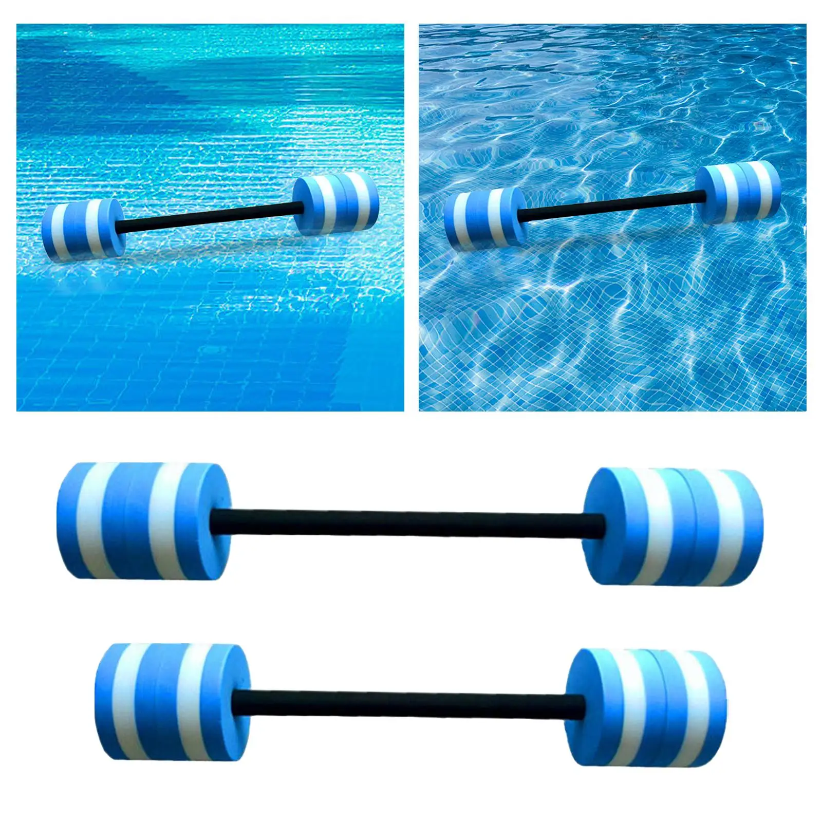 Pool Swimming Barbell Accessory Soft EVA Aquatic Dumbbells Adjustable Weights for Water Sports and Training Pool Swimming Barbell Accessory Soft EVA Aquatic Dumbbells Adjustable Weights for Water Sports and Training