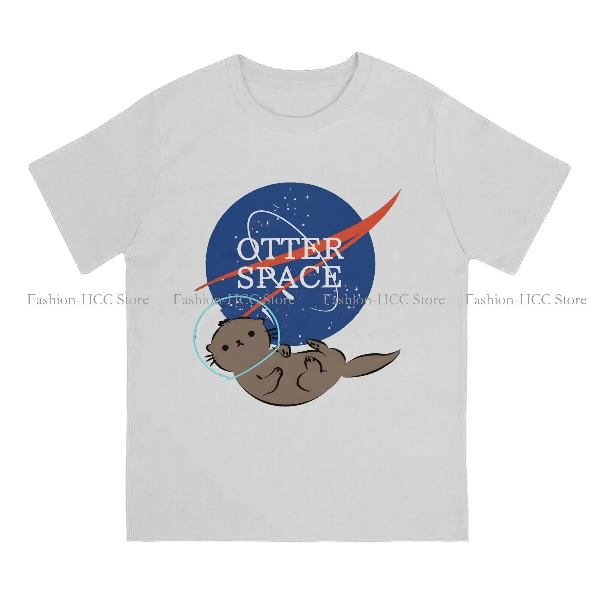 Nasa Otter Space Cute Harry Otter Unique Polyester TShirt Otter Comfortable Graphic  T Shirt