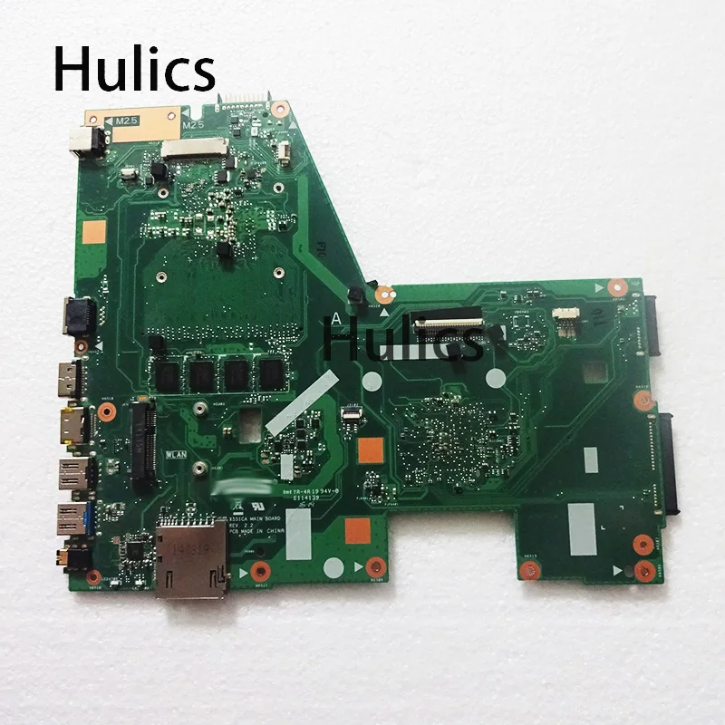 Hulics Used Laptop Motherboard For ASUS F551C X551C X551CA REV.2.2 Mainboard SR0N9 I3-3217U CPU Main Board