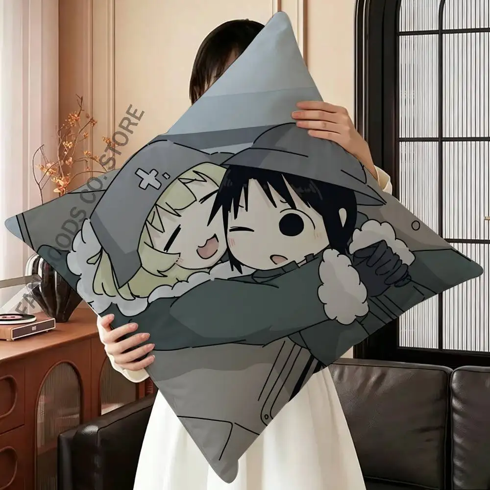 

Classic Anime G-Girls Last T-Tour Pillow Case Ultra Soft Skin Friendly Fabric Cloud Like Comfort & Concealed Zipper
