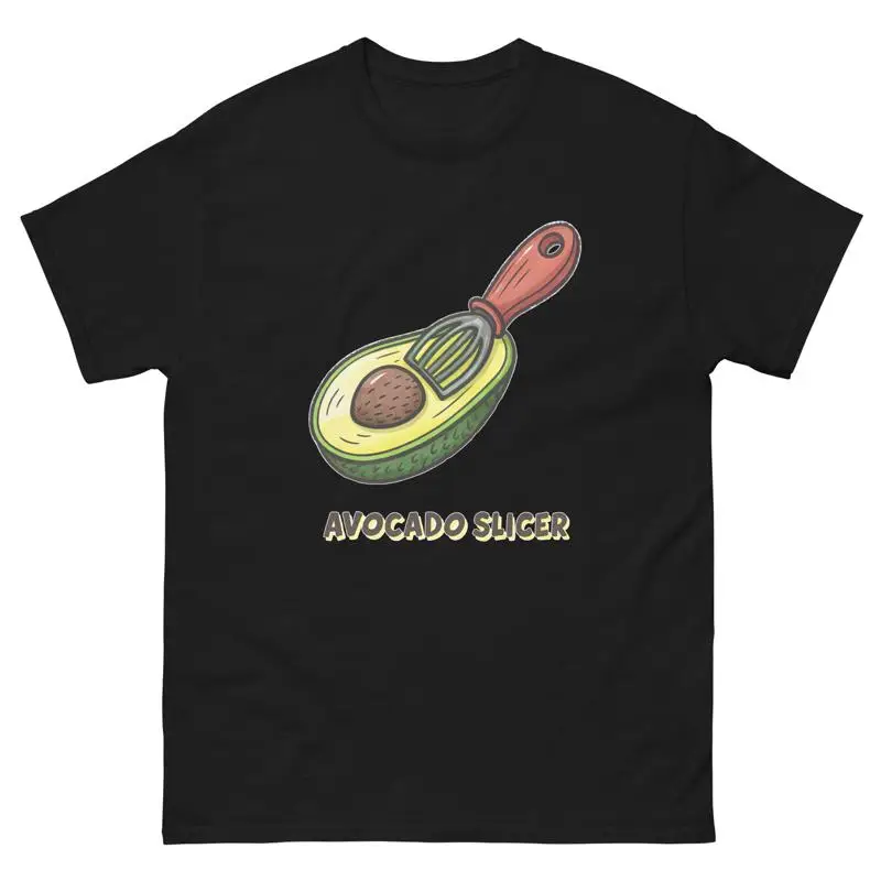 Rebanador de aguacate, cocina casera, utensilio culinario, camiseta