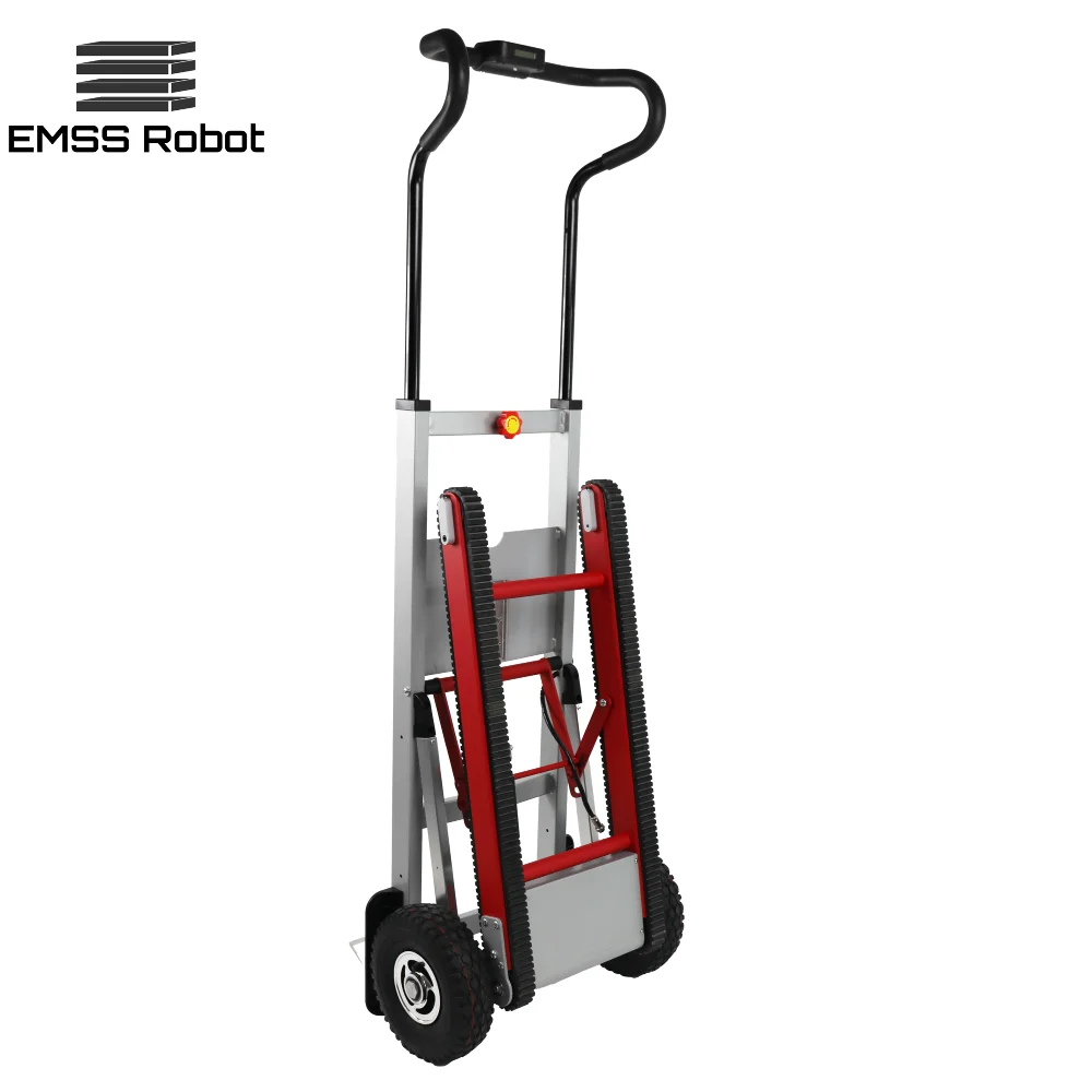 แบตเตอรี่ขนส่งการขนส่ง Climber Crawler อลูมิเนียมพับรถเข็นขับเคลื่อนแพลตฟอร์มพับไฟฟ้าแพลตฟอร์มพับได้รถเข็น