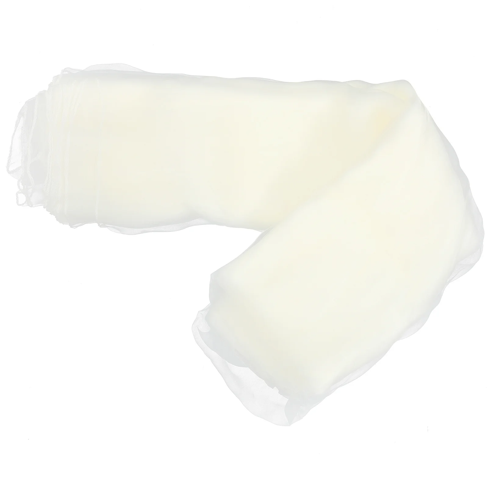 طويل الشيفون الزفاف قوس الستارة أنيقة شير البوليستر الستائر للحزب سقف ديكور نافذة الستار الستائر الشيفون كرسي وشاح #4