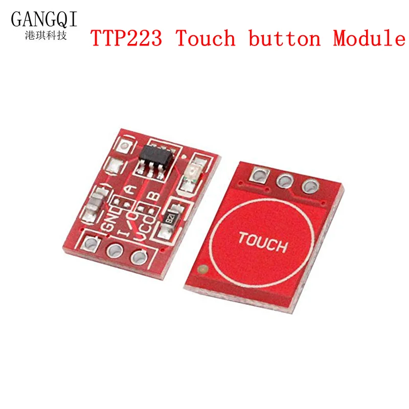 10 TEILE/LOS NEUE TTP223 Touch-Taste Modul Kondensator Typ Single Channel Selbst Locking Touch Schalter Sensor