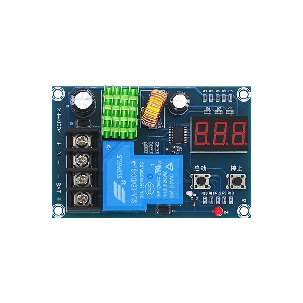 XH-M604 Battery Charger Control Module DC 6-60V Storage Lithium Battery Charging Control Switch Protection Board