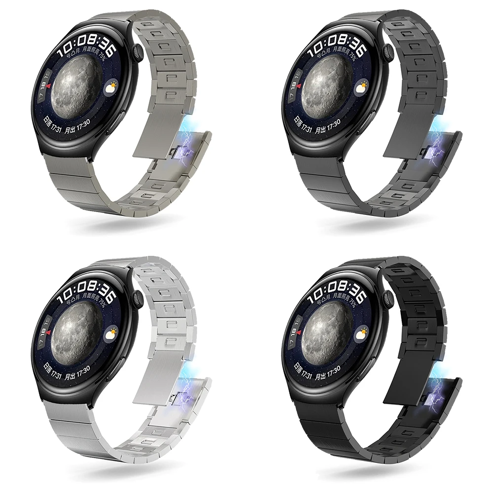 Metal Magnetic Band for Huawei Watch 4 Pro Stainless Steel Strap For Huawei Watch 4 Pro Luxury WatchBand Replacement Accessories