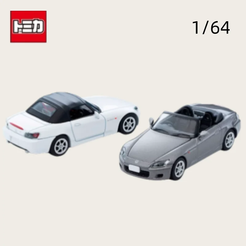 TOMICA TLV 1:64 Honda S2000 Roadster LV-N269a/b Silver white, alloy static miniaturized car boom play model, boy toy gift.