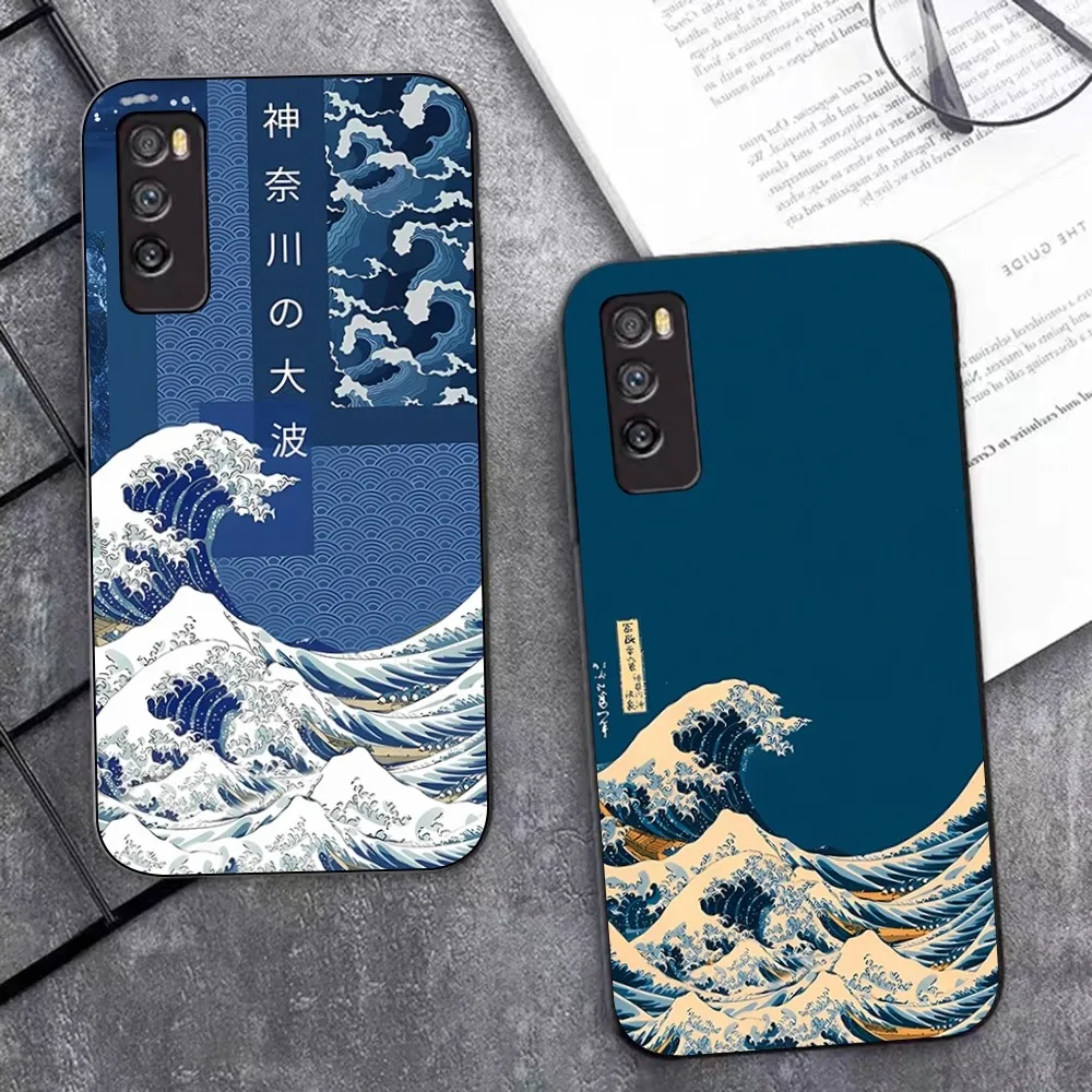 Japanese Style Art Japan Phone Case For Huawei Honor 10 lite 9 20 7A 9X 30 50 60 70 pro plus Soft Silicone Cover