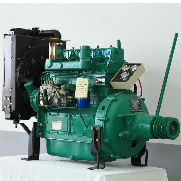 Weifang ZH4100P Diesel Engine Water Cooled 4 Cylinder 40kw 50kva 54.4Hp 2000rpm Diesel Engines with Clutch