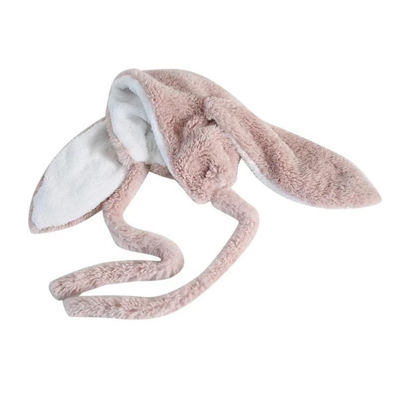 Japanese Sweet Loppy Bunny Eared Rabbit Cap Lolita Earmuffs Cap Fluffy Warm Winter Fleece Hats