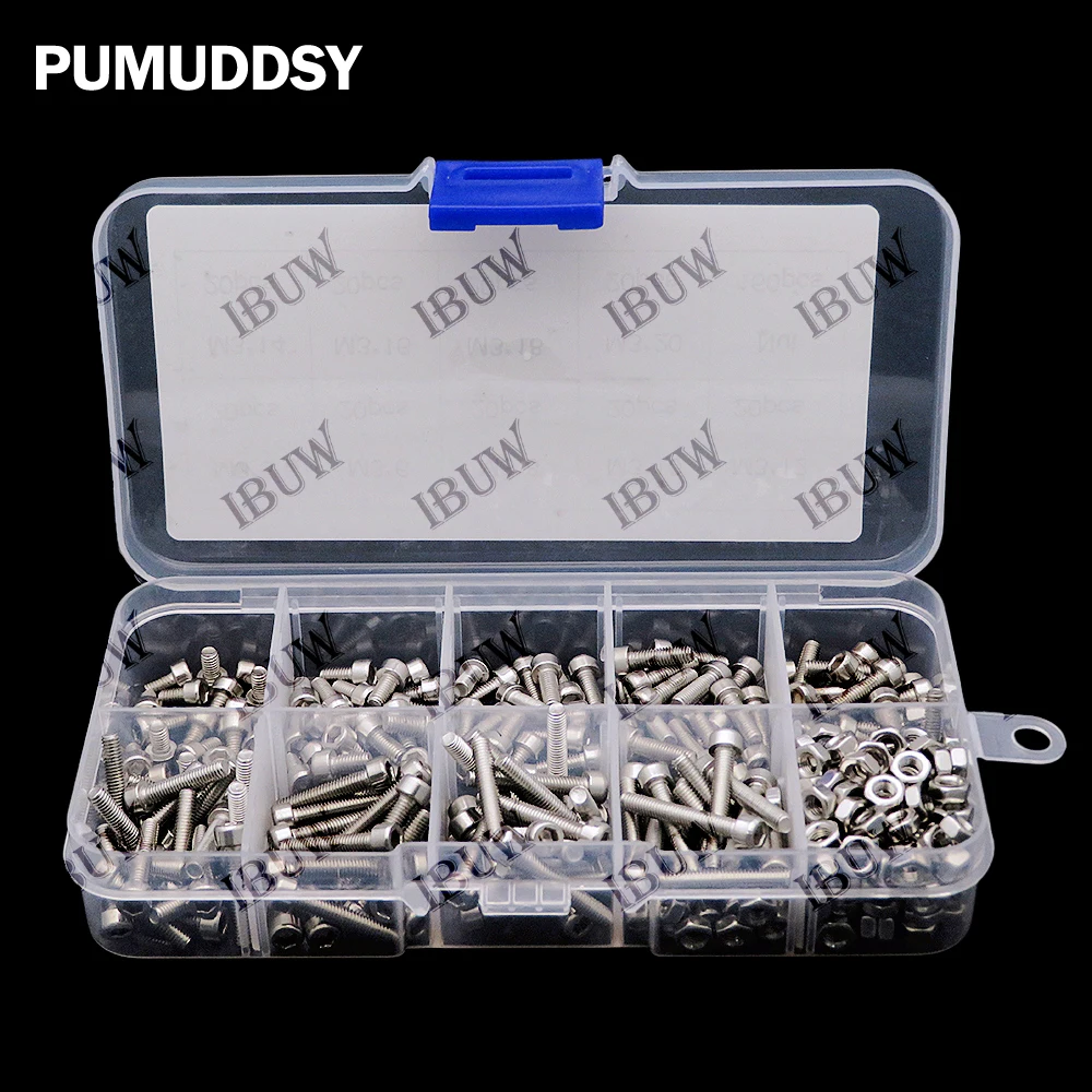 340PCS M3 M3X5 M3X6…