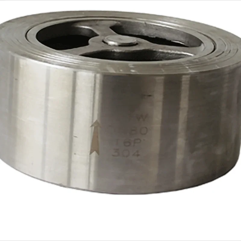 

H71 Stainless Steel SUS304 316 316L Wafer Type Round Disc Check Valve Non Return Valve