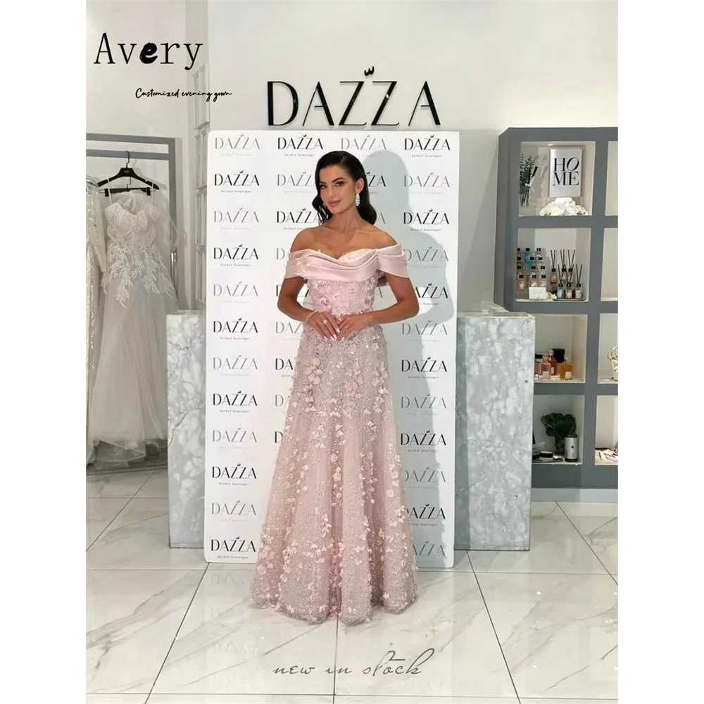 

Avery Customized 3D Flower Sweetheart Off-shoulder Fishtail Bespoke Occasion Dresses 2025 Woman Luxury Evening Dress Women's
