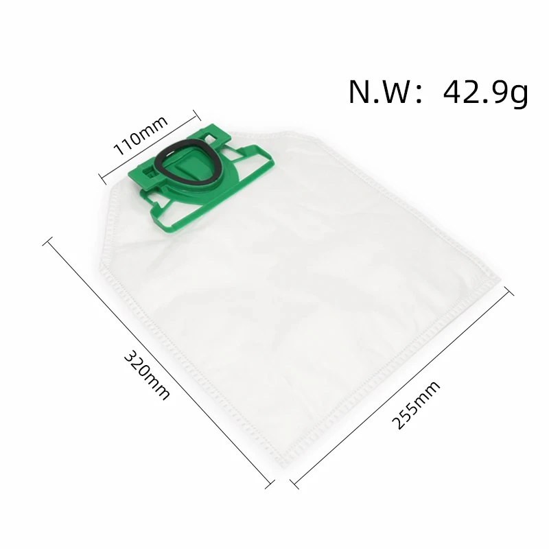 2/4/6/8 PCS Suitable for Vorwerk Kobold VK 200 Vacuum Cleaner Accessories FP200 Filter Bags Replacement Filter VK200 Dust Bags