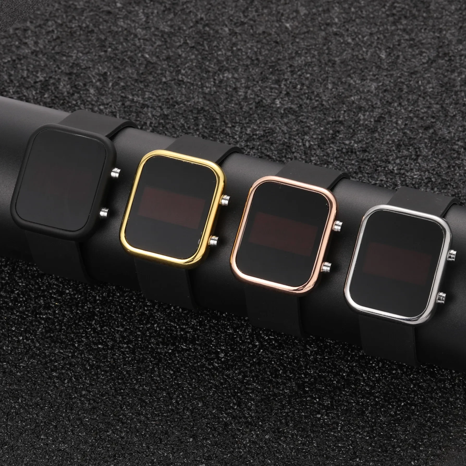 ساعة يد رقمية LED للنساء ، ساعات يد للسيدات ، ساعة رياضية أنيقة ، علامة تجارية مشهورة ، أزياء فاخرة