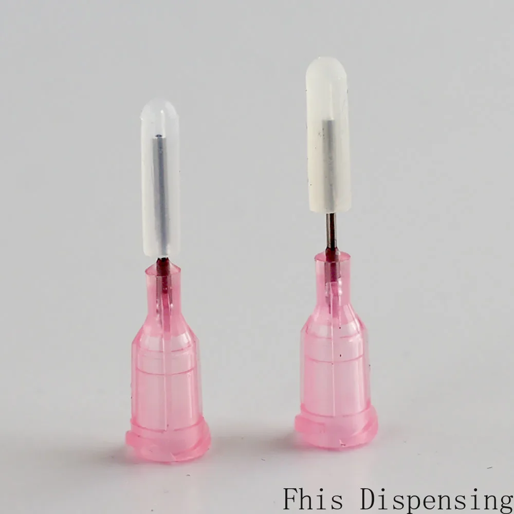 แพ็ค50ซิลิโคนหมวก ID 0.89Mm OD 3.43มม.ความยาว12.7Mm 20G Dispensing เข็ม