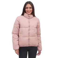 Chaqueta acolchada de algodón con cuello alto para mujer, abrigo de burbujas de gran tamaño, Parkas cálidas y sólidas, de oso a 15 grados centígrados, invierno, 2024