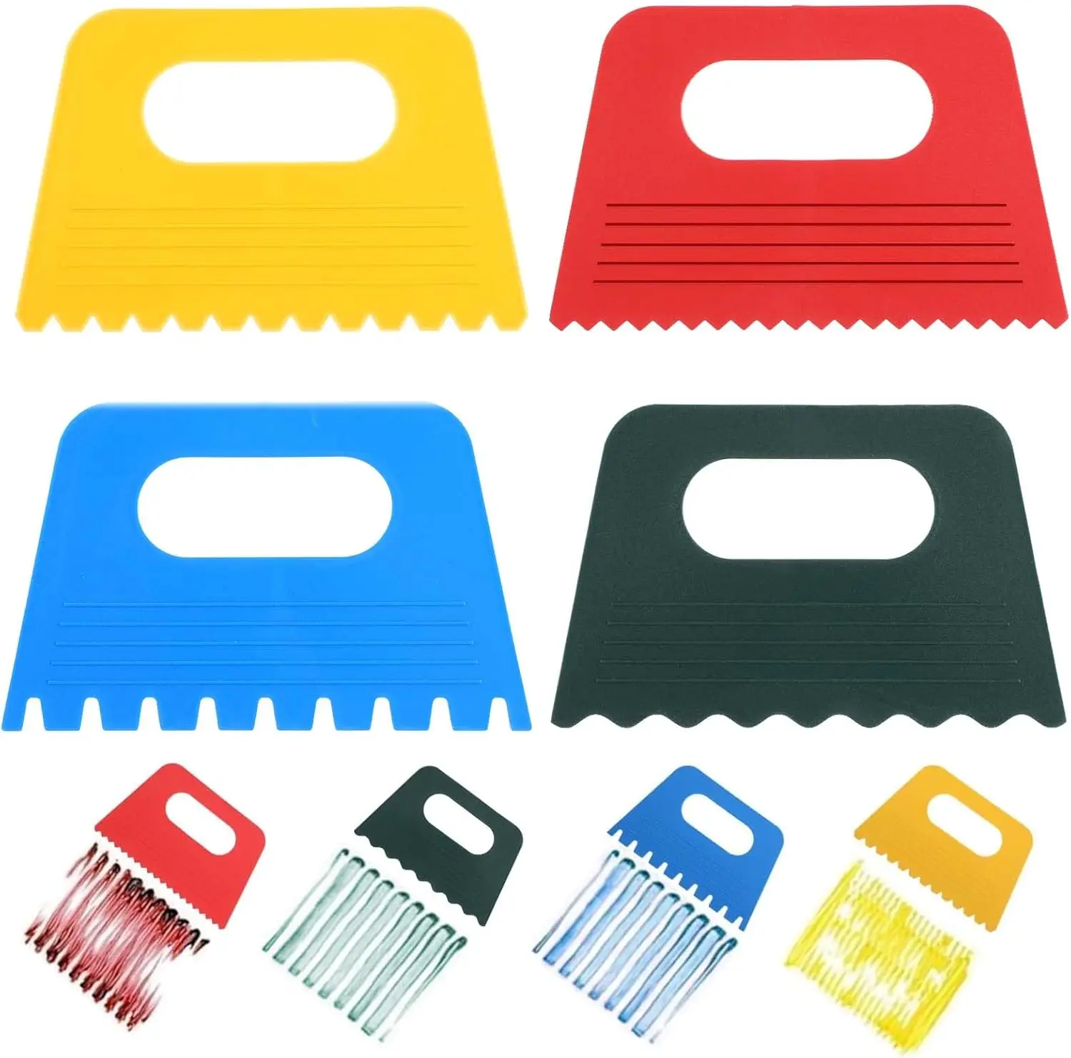 

Plastic Paint Scraper Tool, Ymapinc Texture Art Tools, DIY Graffiti Oil Painting Putty Acrylic Scraper for Canvas