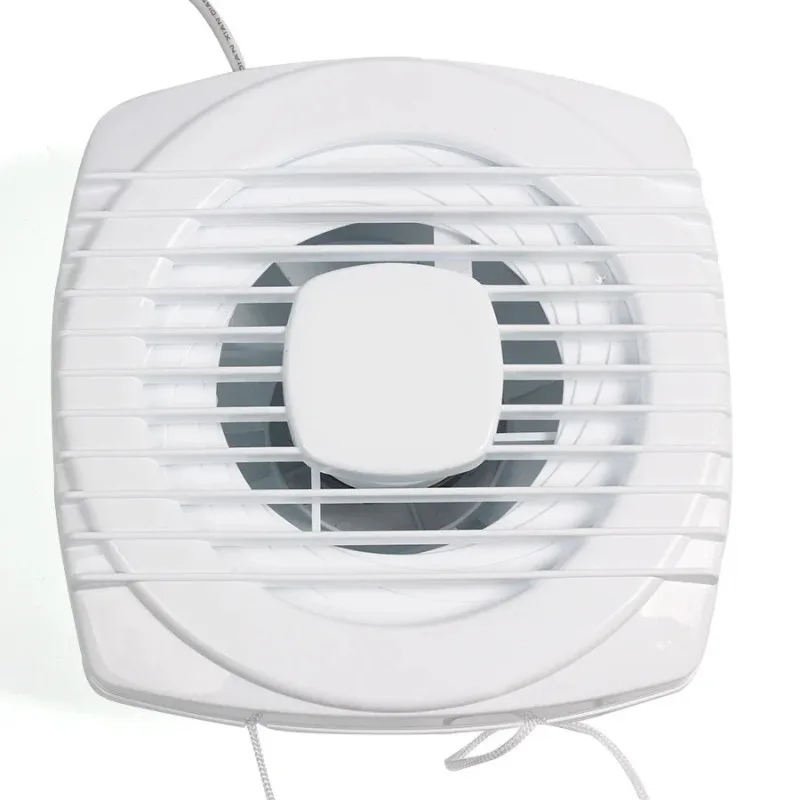 220V 4/6inch 110/150mm Silence Ventilating Strong Exhaust Extractor Fan for Window Wall Bathroom Toilet Kitchen Mounted