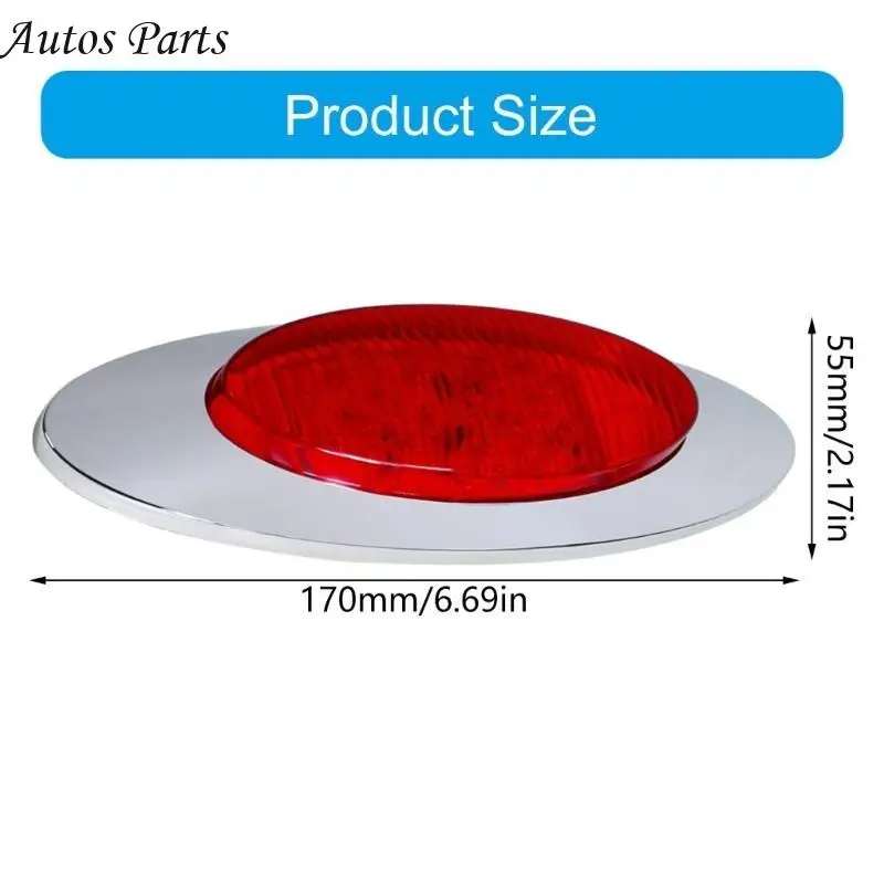 57BA كفاءة 16LED أضواء خلفية مصباح تحديد جانبي مناسب للمركبات التجارية والقوارب مع انخفاض استهلاك الطاقة 2 قطعة #6