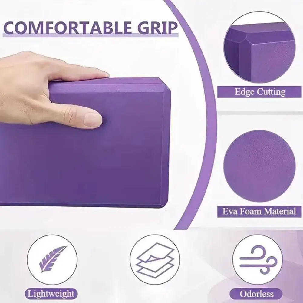 Dance Yoga Blocks Gym Foam Brick Pilates Training Exercise Fitness Bolster Pillow Cushion Stretching Body Shaping Building Cubes