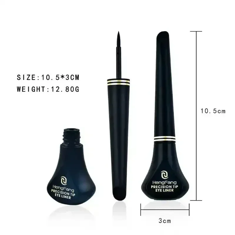Heallor Matte, schnell trocknend, hochpigmentiert, Eyeliner-Stift, schwarzer flüssiger Eyeliner, wasserdicht, langlebig, Eyeliner-Stift, Augen-Make-up