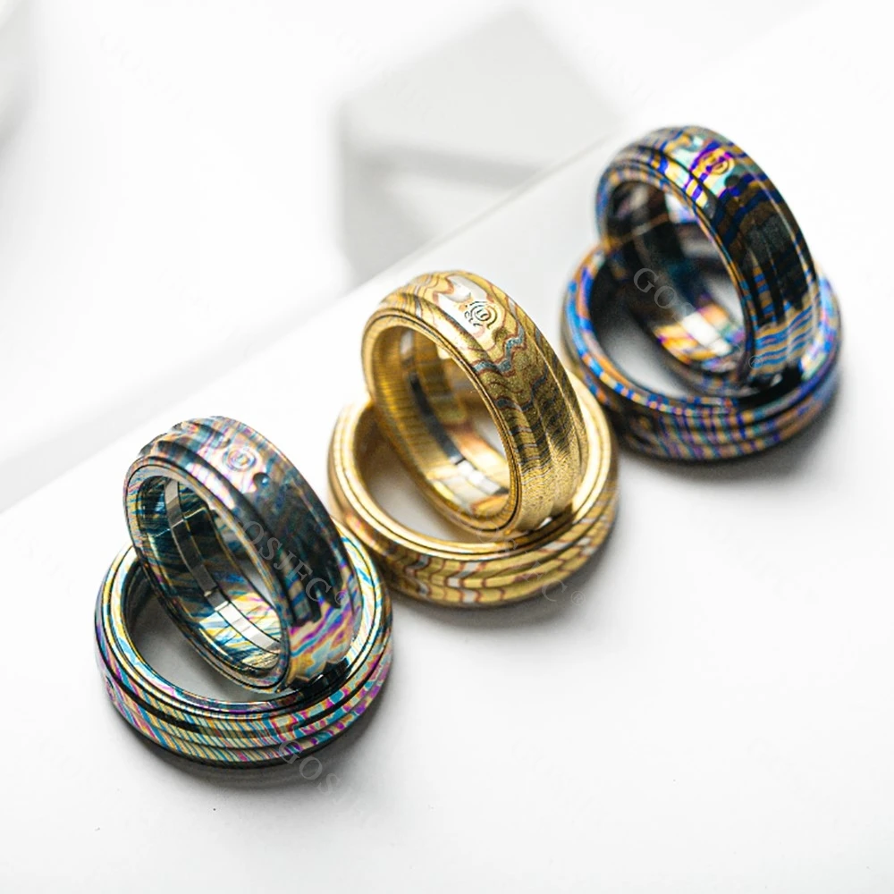 YEDC – anneau de cochon en matériau spécial, anneau de Rotation bidirectionnel magnétique, Spinner, jouets Fidget pour adultes, Gadgets de soulagement de l'anxiété