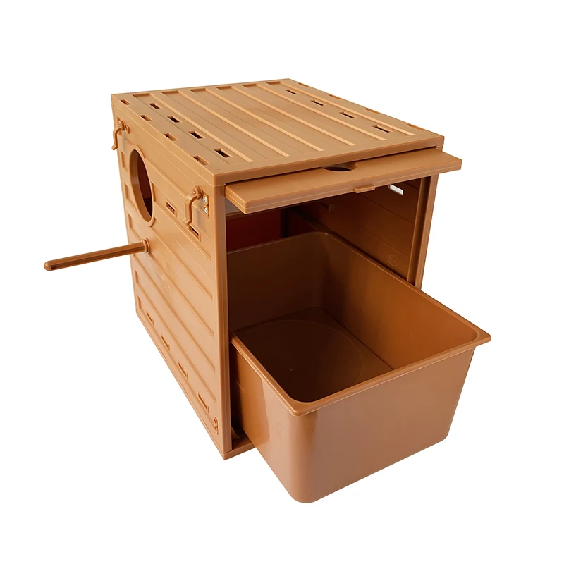 Breeding Box Parrot Laying Nest Pull-out Door With Drawers Plastic Models Disassemble And Clean The Bird Nest