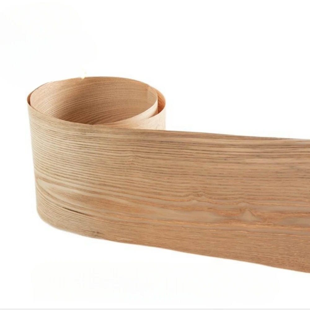 Natural Genuine Fraxinus Mandshurica Rupr Wood Veneer 19x250cm Thickness 0.5mm for Furniture Making