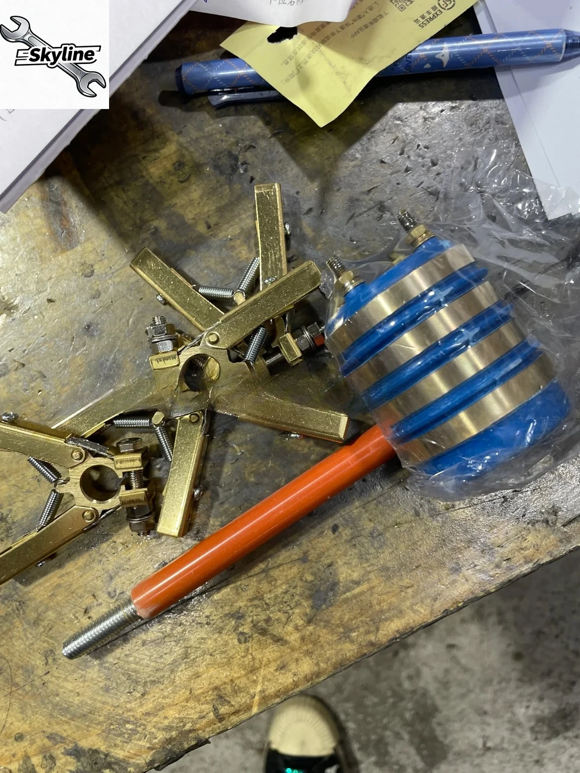 Collector Ring Assembly Copper Ring 2/4-channel Conductive Ring Inner Diameter 20 Outer Diameter 53MM Packaging Machine
