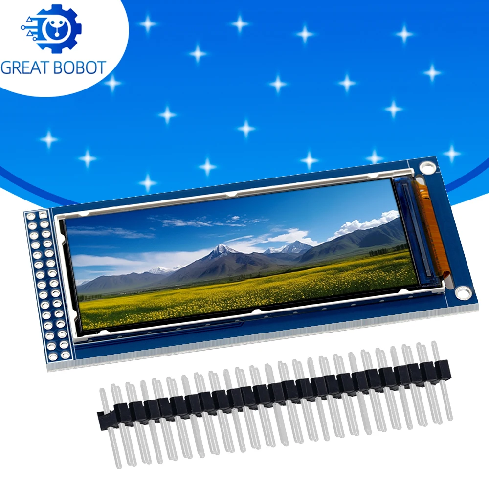 

2.86-inch 376×960 TFT LCD Display Module with ST7701 Driver (SPI Interface, 2.8-3.3V) for Arduino/ST