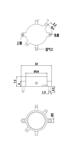 Ze30-C2H5OH Modulo sensore gas alcolico elettrochimico Rilevatore multigas per l'industria petrolifera e gas