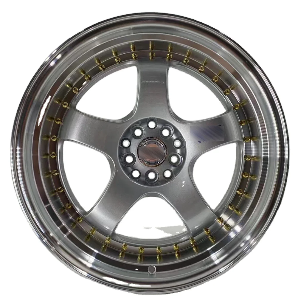 

15 16 17 18 19 inch 4x100 5x108 5x112 5x114.3 5x1143 5x120 passenger car Cast hub alloy deep dish rims work meister S1 wheels