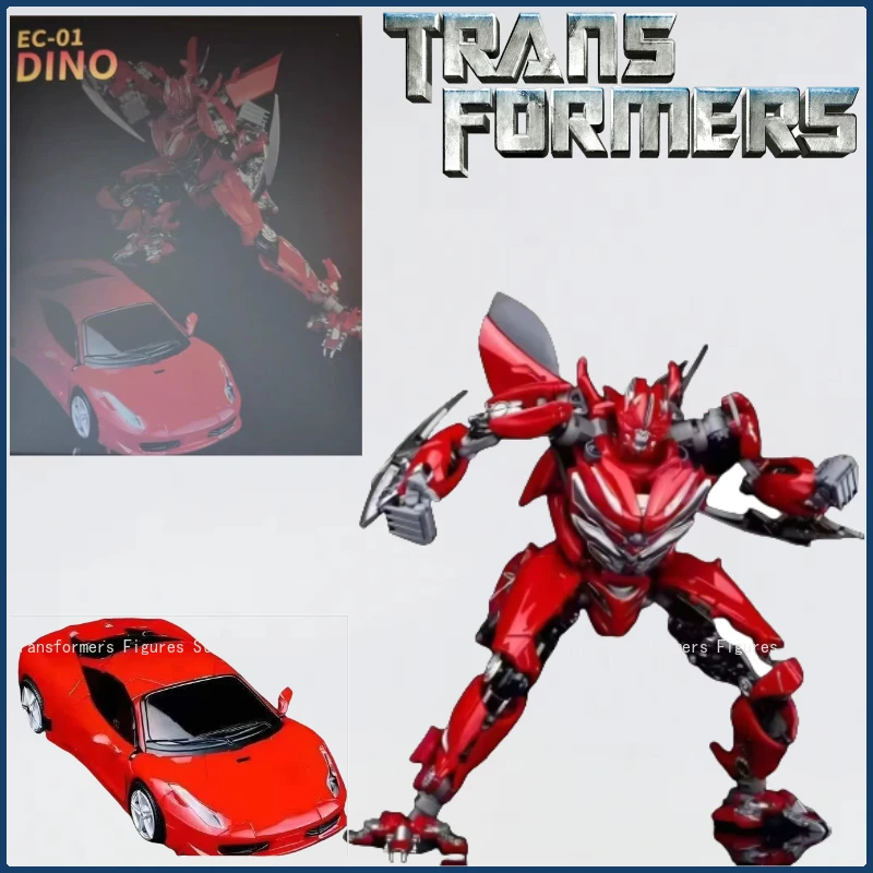 在庫変換 EC01 EC-01 ディノ KO UniqueToys UT-R06 UTR06 レッドダッシャー 17.2 センチメートル合金アクションフィギュアロボットのおもちゃ