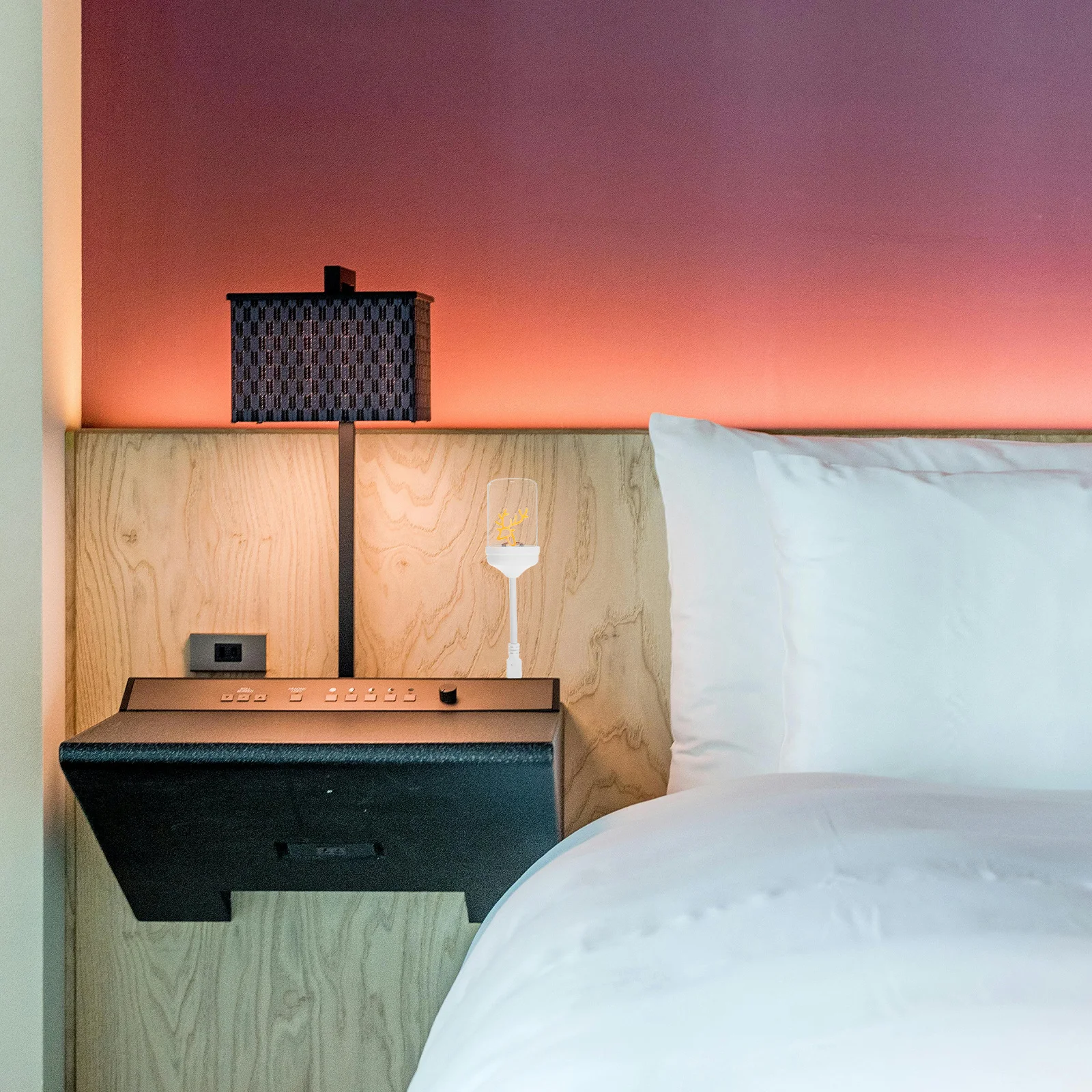 USB خيوط التنغستن ضوء الليل المحمولة أباجورة صغيرة الحديثة الحد الأدنى مصباح USB لقراءة طاولة غرفة النوم #6