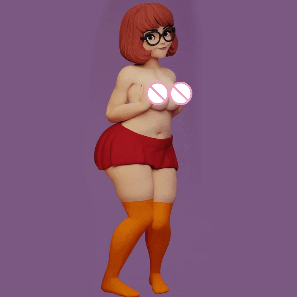 

1/24 3d Printing Model Kit Belle Girl velma NSFW Anime Resin Figure Model Kit DIY Miniature Reduction Statue Unpainted Toys ﻿