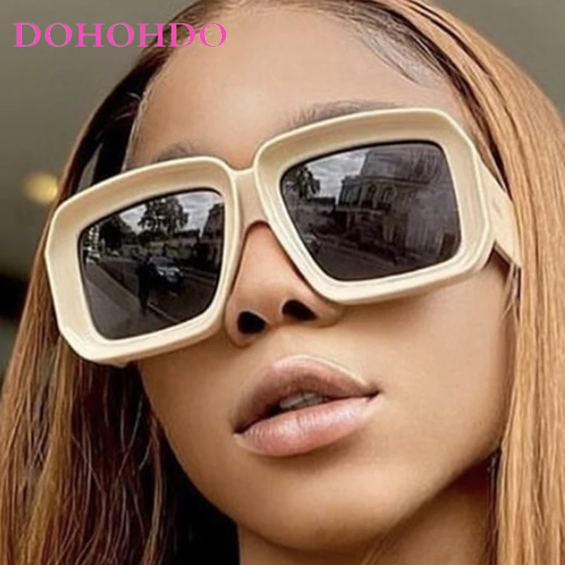 

Classic Oversized Square Woman Sunglasses Luxury Brand Punk Men Sun Glasses Vintage Shades Outdoor Sports Drive Eyewear UV400
