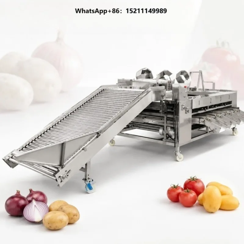 Blueberry Optical Sorter Citrus & Small Fruit Grading Machine for Raspberry Cherry & Vegetable Sorting