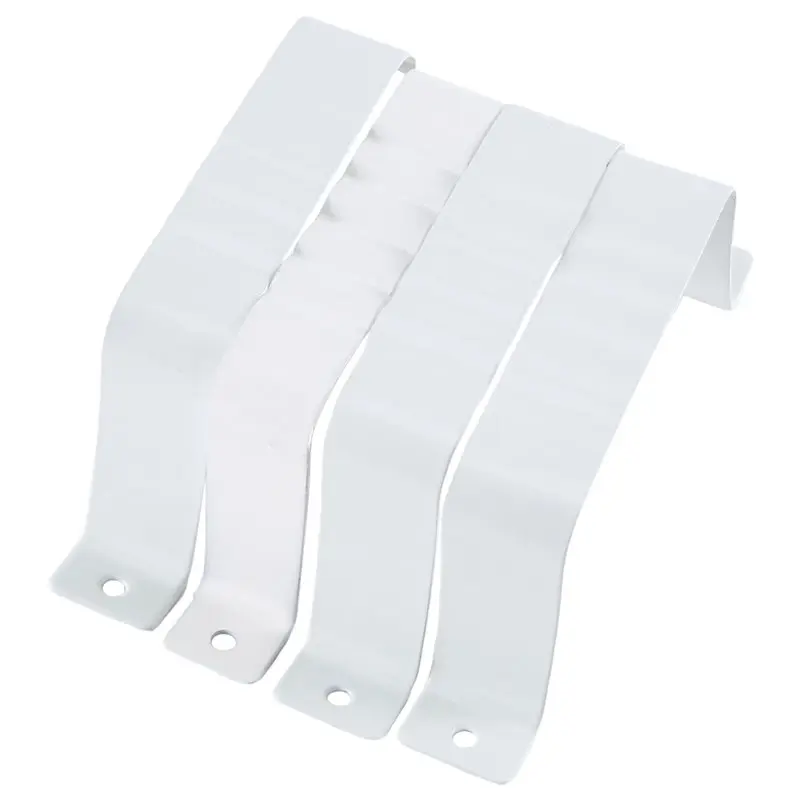AB41-Downspout Adapter Gutter Downspout Strap 3X4 Leader Strap 3X4 (8 Pack) (White)