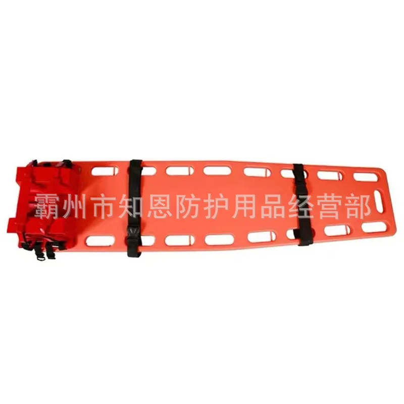Water Rescue Head Fixator + Multifunctional Floatable Stretcher PE Material Spine Fixation Board