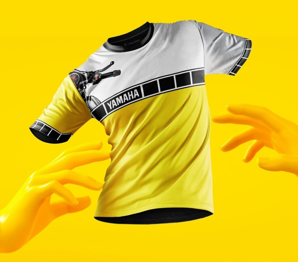 YAMAHA New Breathable and Cool Riding Sport Short-sleeves Unisex Stylish and Casual Plus-size Loose Motorcycle Off-road Jerseys