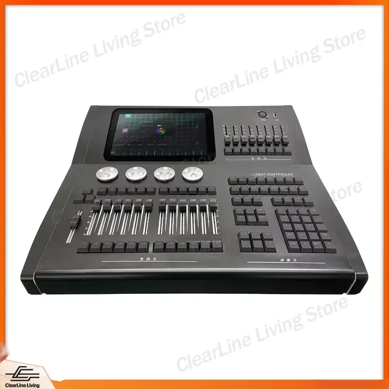 Professional DMX512 Controller Console 4096 Channel Artnet Touch Screen Lighting Control System Stage DJ Light Controller