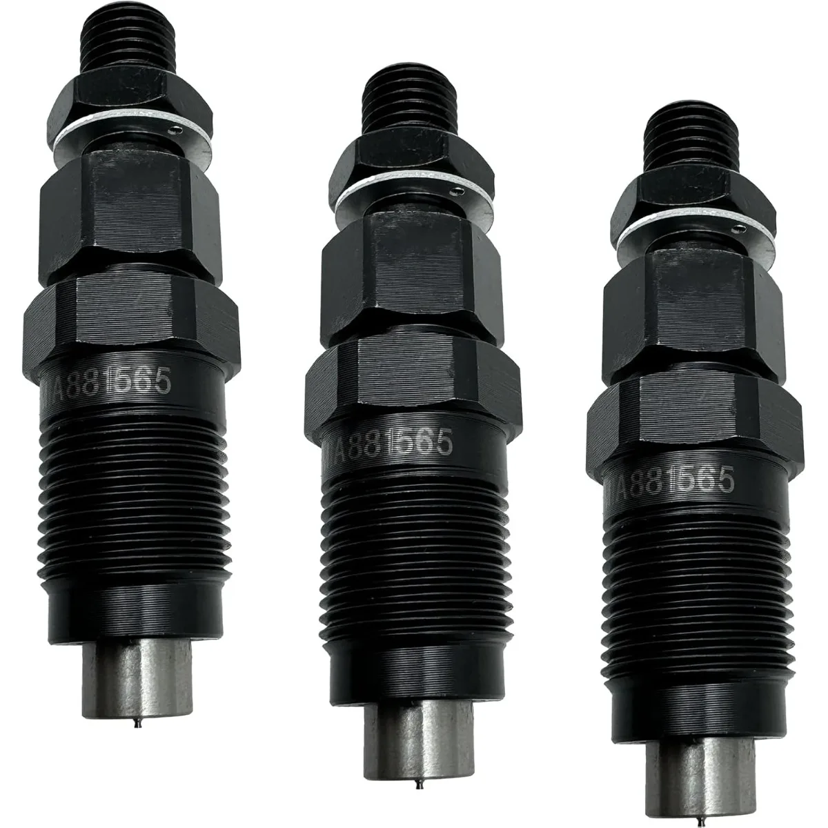 3 PCS 16082-53900 1608253900 Fuel Injector Fits for Kubota KX91-3 L2600 L2900 L3010 L3200 L3700 D1403 D1503 D1703 V2203 Engine