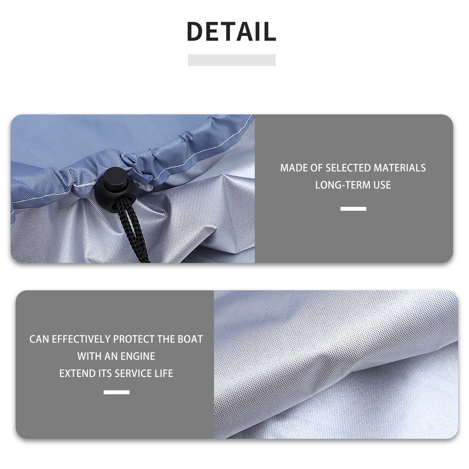 Boat Motor Protective Cover Waterproof Durable Practical Outdoor Use Easy Cleaning and Convenient Storage Boat Motor Cover