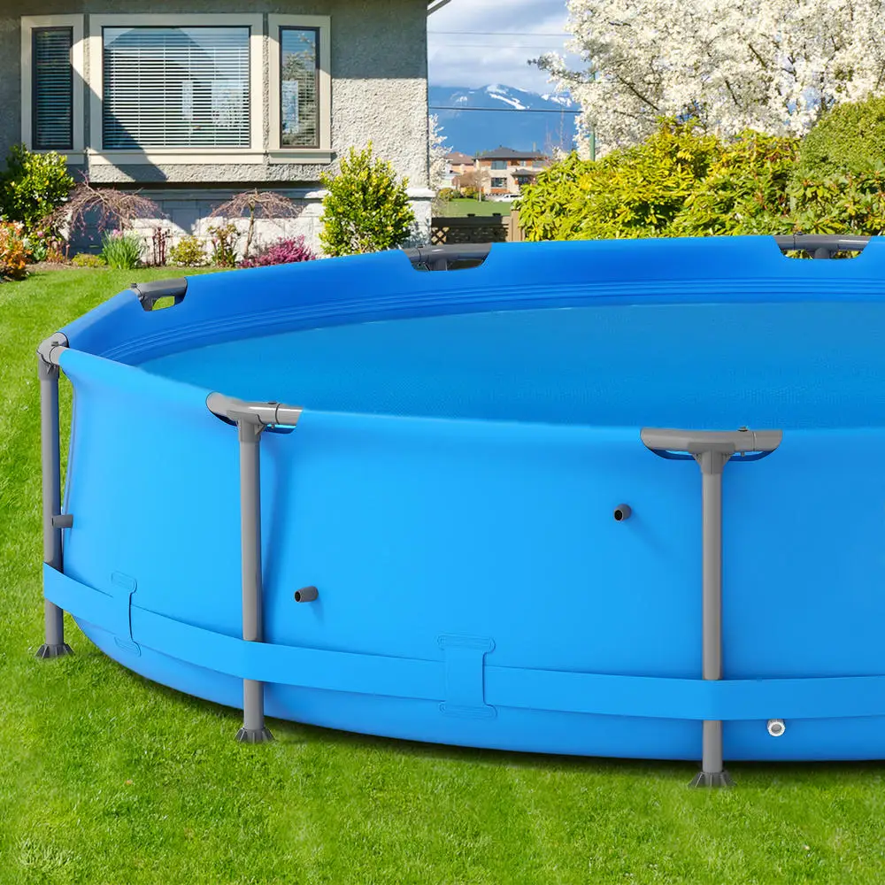12 Feet Round Solar Pool Cover 12 Mil for In-Ground Above-Ground Swimming Pools