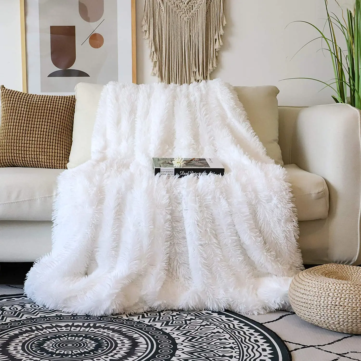 

Очень мягкое одеяло из искусственного меха, двустороннее пушистое легкое ворсовое одеяло с длинными волосами, плюшевое флисовое удобное одеяло для дивана или кровати